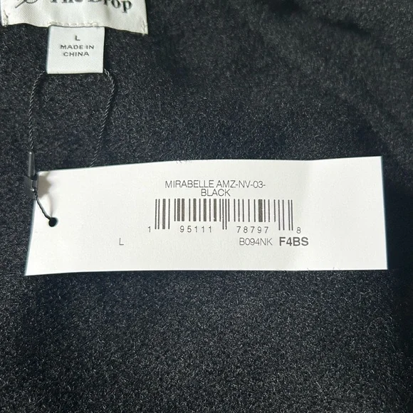 🔥🆕🔥 The Drop Black Open-Front Cardigan - Size Large - Picture 5 of 8